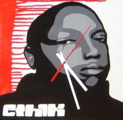 Horloge Peinture 30X30